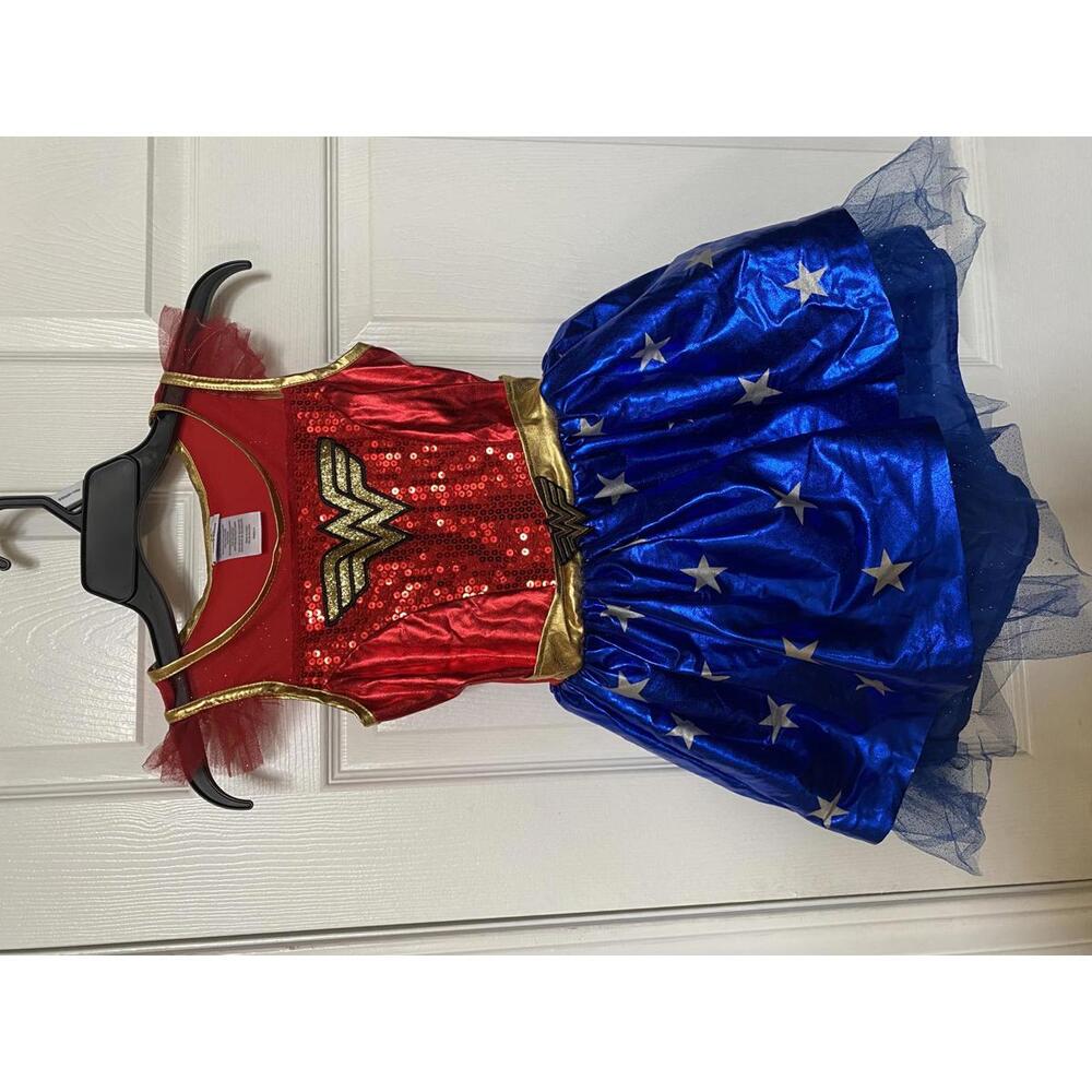 Wonder Woman Girls' Dress Costume Size 5/6